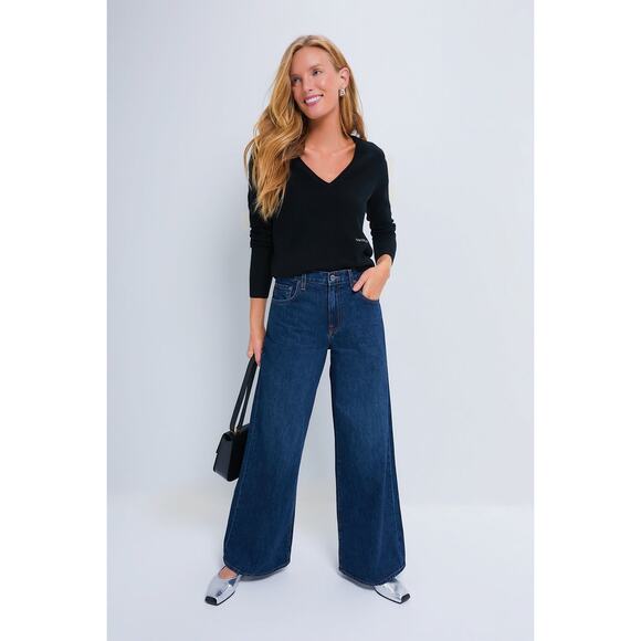 TUCKERNUCK Black Cashmere V-Neck Sweater Size XS NWT Retail $178 Tuckernuck - Picture 6 of 7